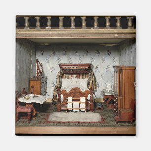 Ett sovrum i "Fru Bryants nöje", c.1860 Magnet