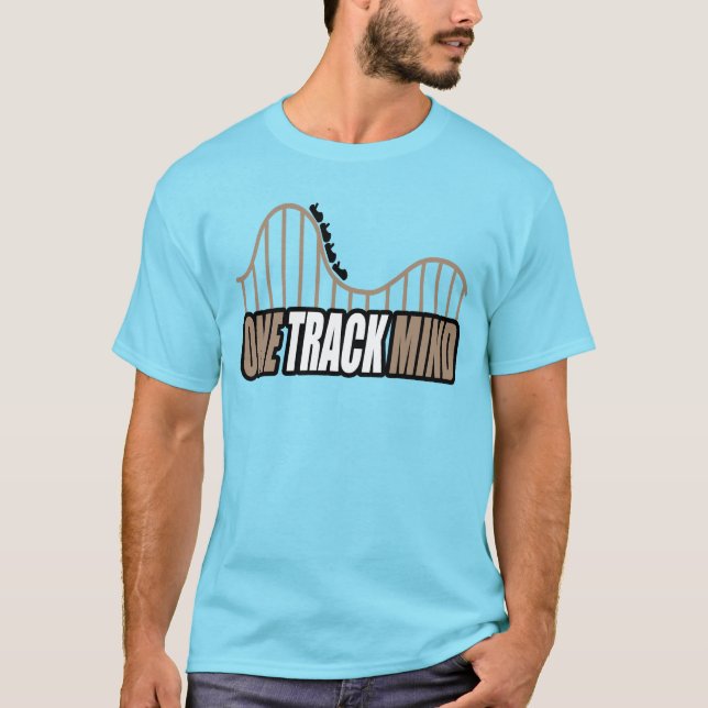 Ett spår av MIand rollercoaster T Shirt (Framsida)