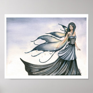 Ett spår av stjärnor genom tuggljus poster