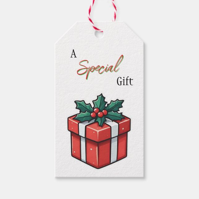 Ett Speciellt gåva - till/från Presentetikett (Framsidan)
