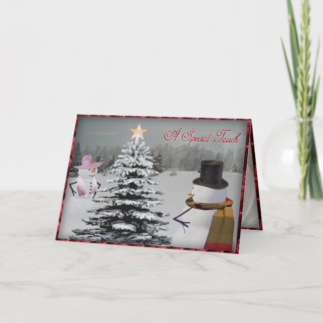 Ett speciellt handlag helgkort (Framsida)