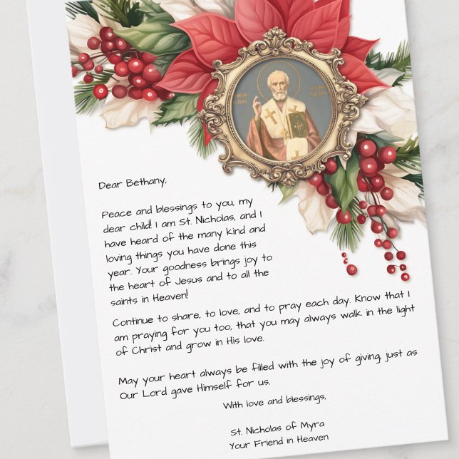 ETT SPECIELLT MEDDELANDE FRÅN ST. NICHOLAS HELGDAG (Skapare uppladdad)