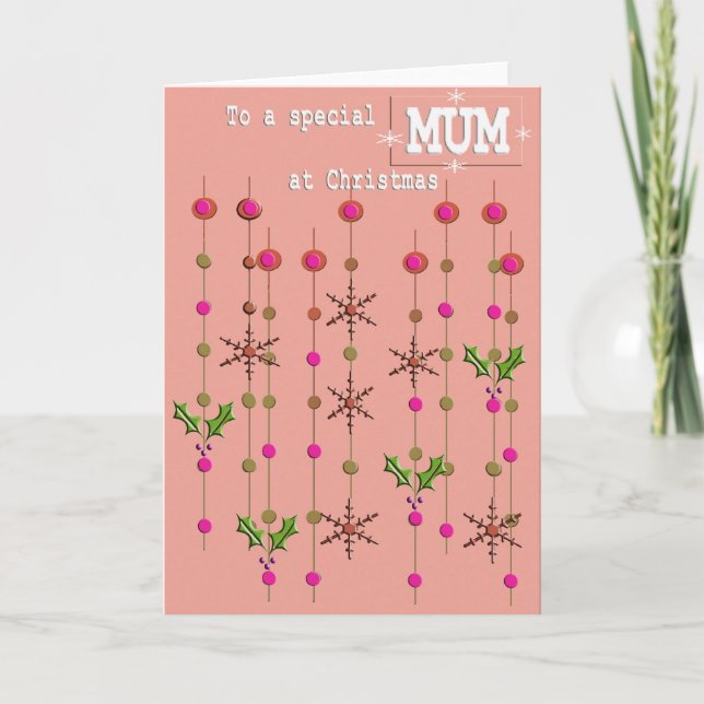 Ett speciellt MORSA CHRISTMAS-kort Helgkort (Framsida)