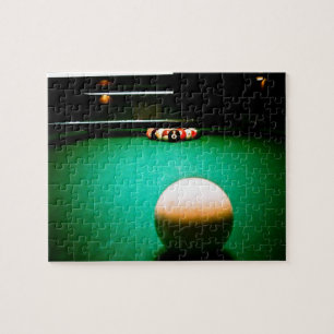 Ett spel av Bassäng Puzzle Pussel