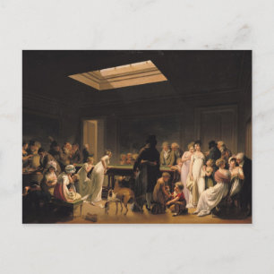 Ett spel av Billiards, 1807 Vykort