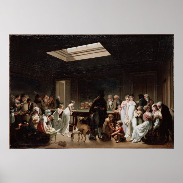 Ett spel med biljardspel poster (Framsidan)