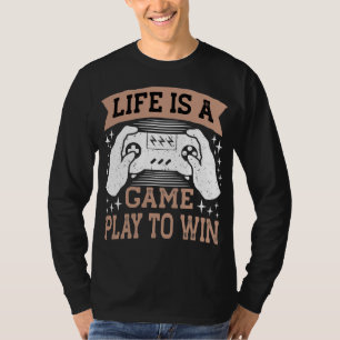 ett spel som vinner t shirt