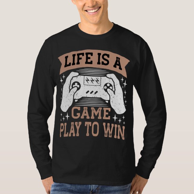 ett spel som vinner t shirt (Framsida)
