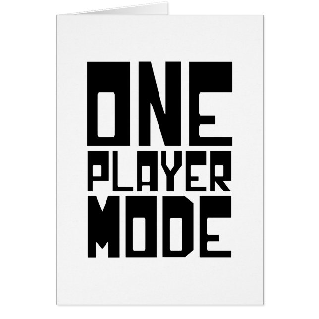 ETT SPELARLÄGE HÄLSNINGSKORT (Framsidan)