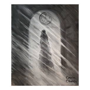 Ett spöke fototryck