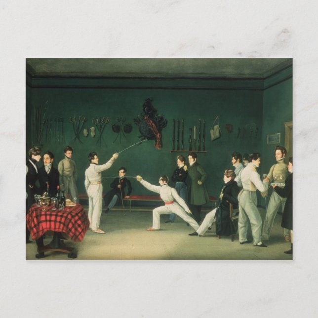 Ett staket, 1827 vykort (Framsida)