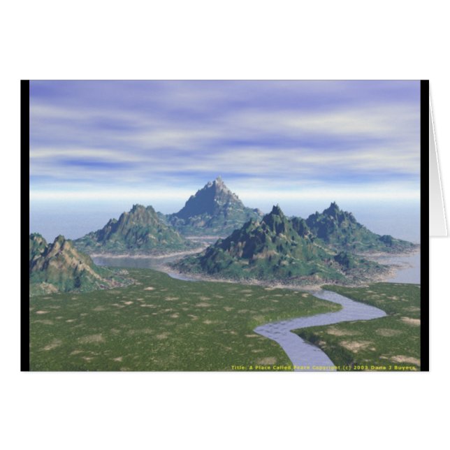 Ett ställe kallade Fred Hälsningskort (Framsidan Horizontal)