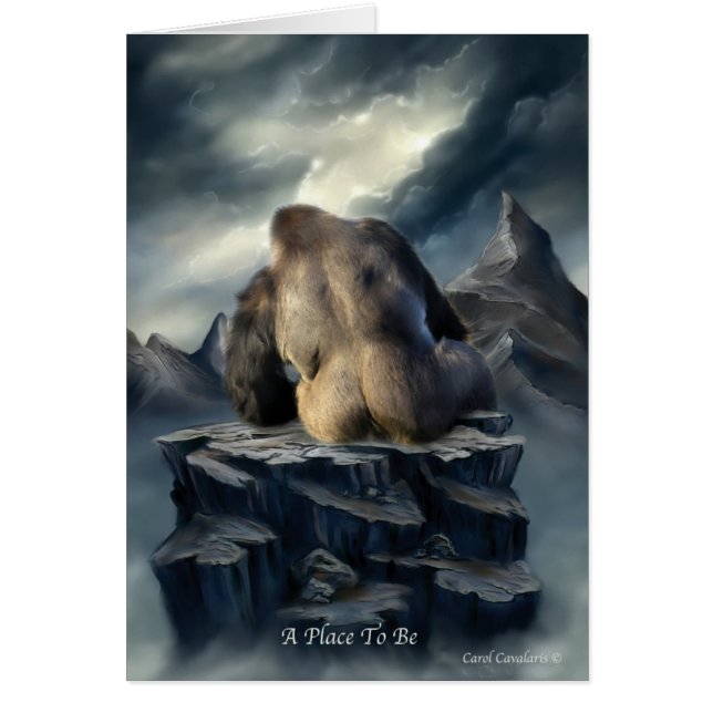 Ett ställe som är ArtCard Hälsningskort (Framsidan)