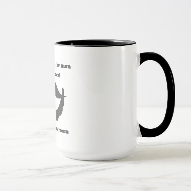 Ett ställe som är för manar utan skäggmuggen mugg (Höger)
