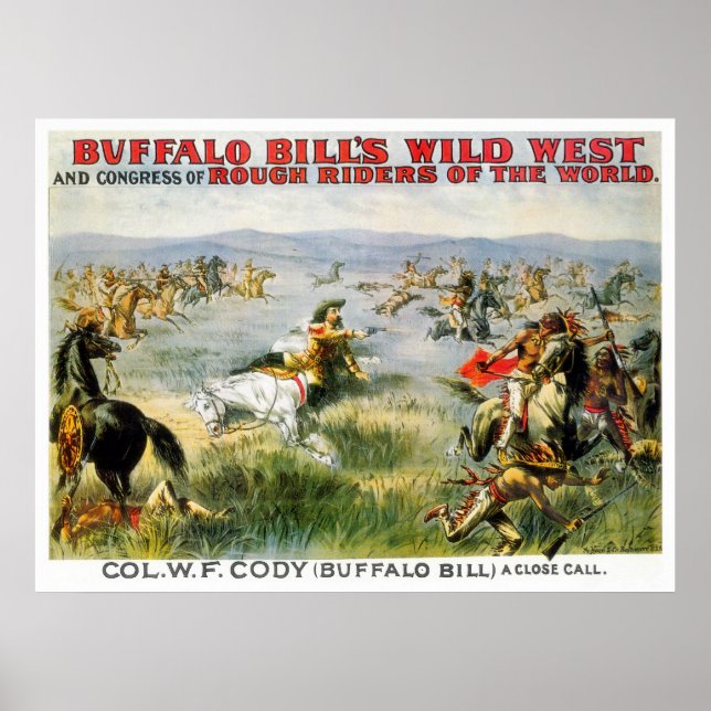 Ett stängningssamtal - Buffalo Bill Poster (Framsidan)