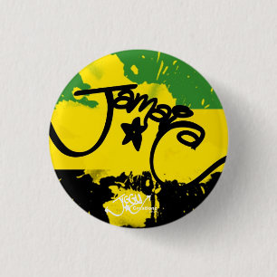 Ett stänk av Jamaica! Litet knäppas klämmer fas Knapp