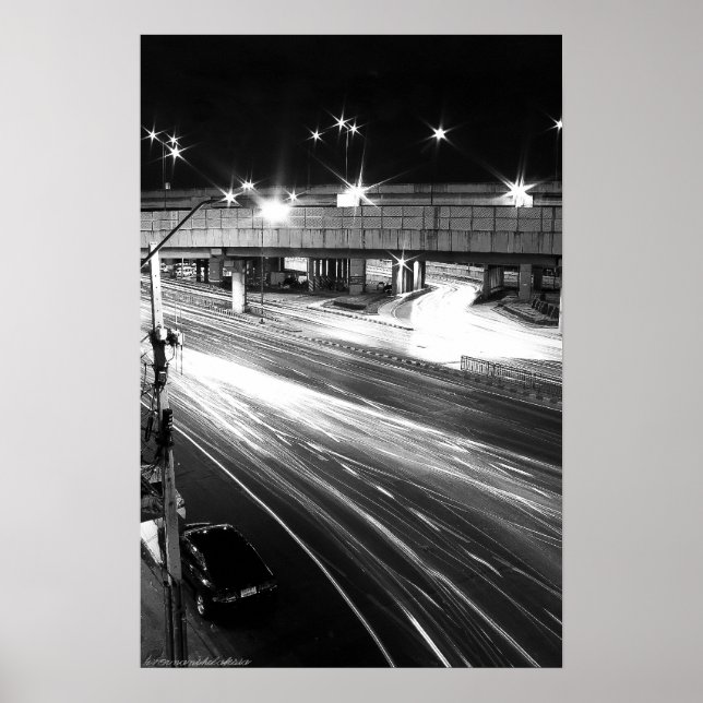 Ett Starry Nght-fototryck Poster (Framsidan)