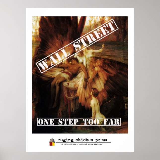 Ett steg för långt | Wall street Icarus w/Masthead Poster (Framsidan)