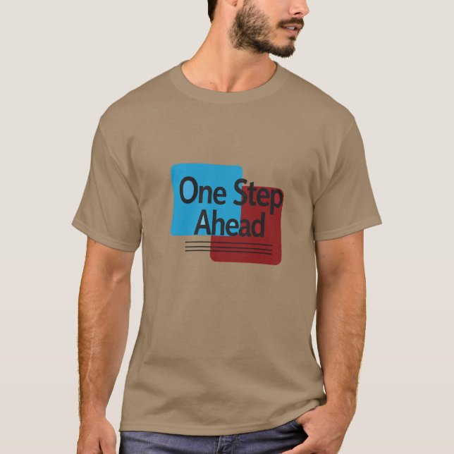 Ett steg före t shirt (Framsida)