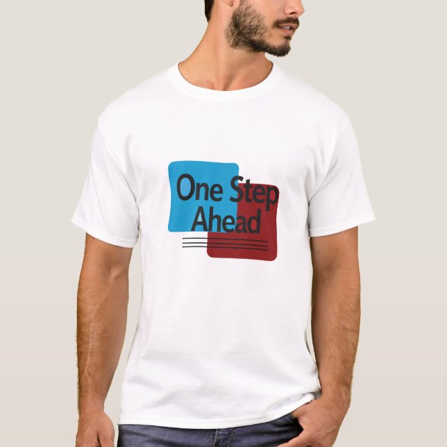 Ett steg före t shirt (Framsida)