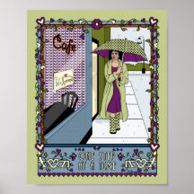 Ett steg i en Time_A_8x10-Poster