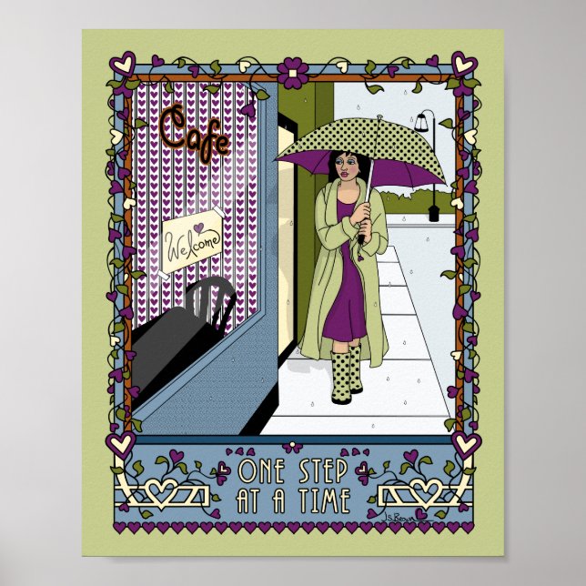 Ett steg i en Time_A_8x10-Poster Poster (Framsidan)