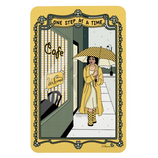 Ett steg i en Time_C_4x6-kylare Magnet (Vertikal)