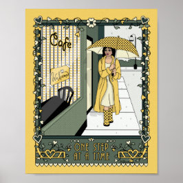 Ett steg i en Time_C_8x10-Poster Poster