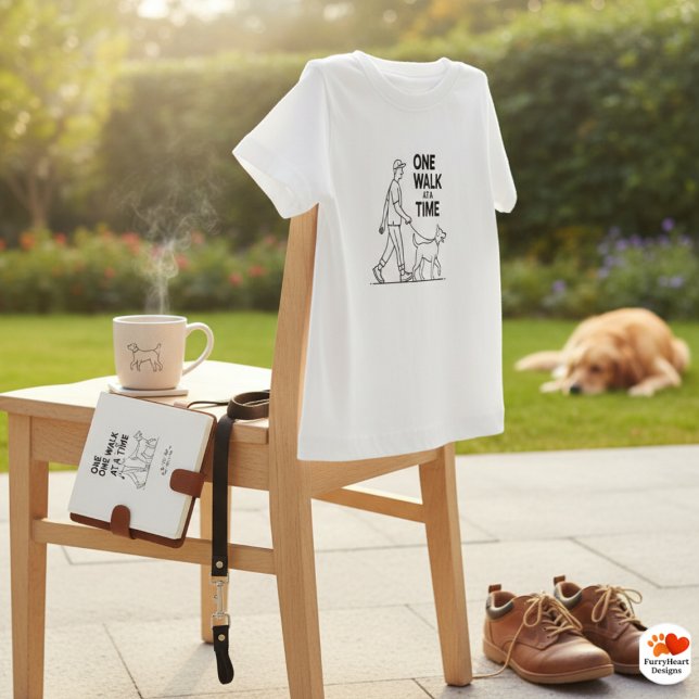 Ett steg i taget - Enkel Glädje T-shirt (Skapare uppladdad)