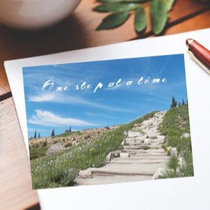 Ett steg i taget - inspirationsoffert för tid vykort