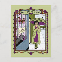 Ett steg i taget vid Time_A_ vykort