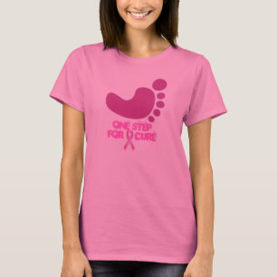 ett steg mot cancer t-shirt