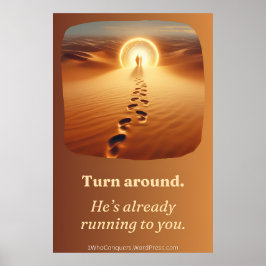 Ett steg tillbaka till Gud räcker Poster