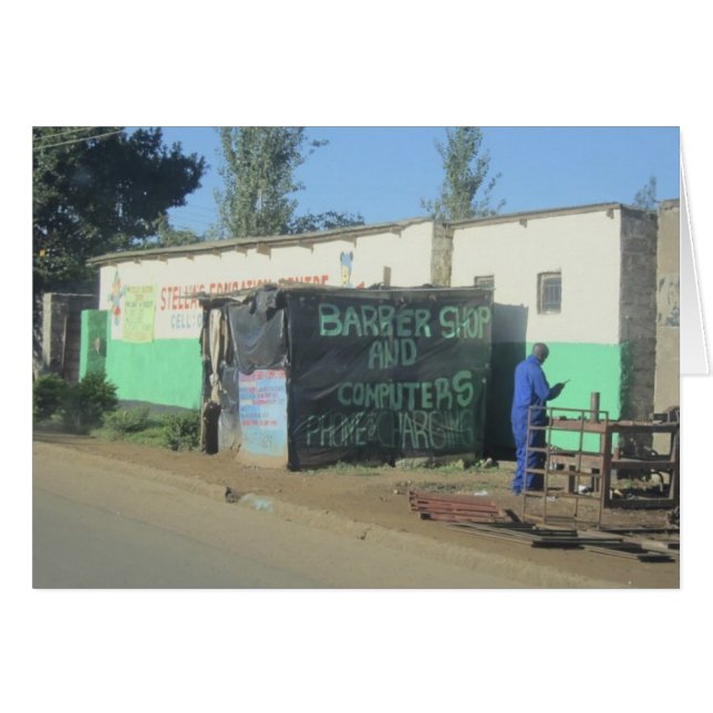 Ett stopp-köp OBS kort (Framsidan Horizontal)