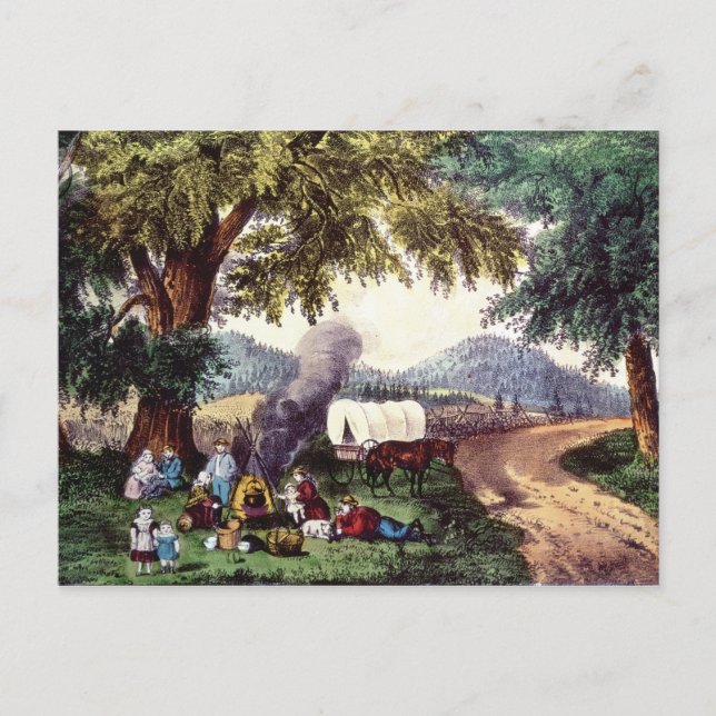 Ett stopp vid waysiden vykort (Framsida)