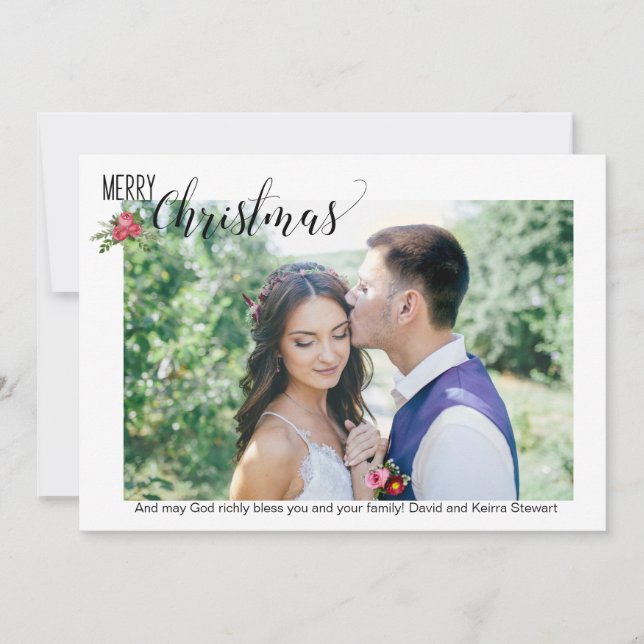 Ett stort fotojulkort för stora Vågräna Kort (Framsida)