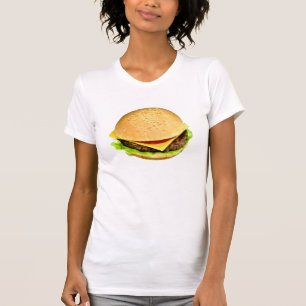 Ett stort juicebröst ostburger t-shirt