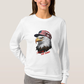 Ett stort örn, stolt förkroppsligande amerikanskt t shirt