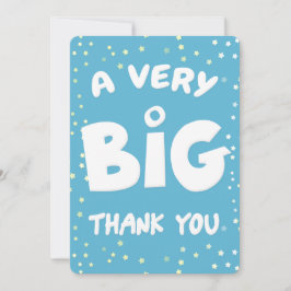 Ett stort tack från mig kort