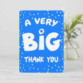 Ett stort tack från mig kort