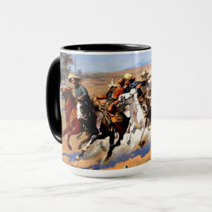 Ett streck för Timber, Frederic Remington Mugg