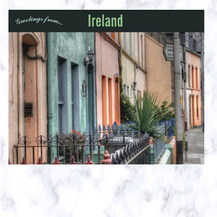 Ett Street i Cork Irland vykort