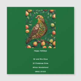 Ett stycke i ett öra Träd utklippt stencil-Stil