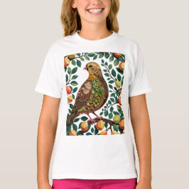 Ett stycke i ett öra Träd utklippt stencil-Stil T Shirt