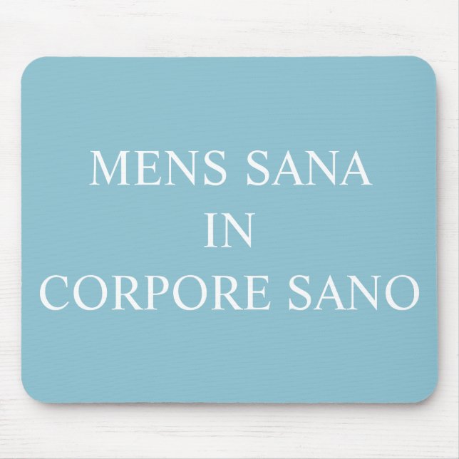 Ett sunt sinne i en hälsosam Musmatta - Aqua (Framsidan)