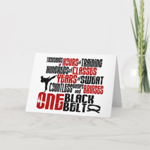 ETT Svart Bälte 2 KARATE T-SHIRTS & APPAREL Kort