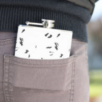 Ett svart och vitt foto av en flock fåglar