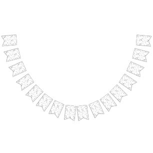 Ett svart och vitt foto av en flock fåglar vimplar