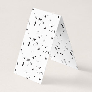 Ett svart och vitt foto av en flock fåglar visitkort