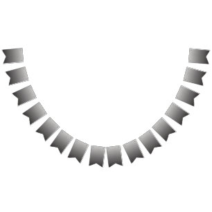 ett svart och vitt foto av en vägg_ vimplar